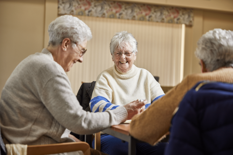 Residents Laughing