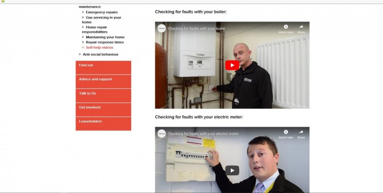 Self Help Repairs Videos